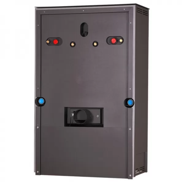 Krbová kamna AQUAFLAM 25 s výměníkem - černá, základní regulace Flamingo HSF29-004