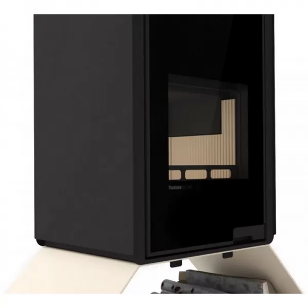 Krbová kamna FLAMINGO DELUXE SENAI, krémová Flamingo HSF42-035