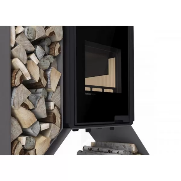 Krbová kamna FLAMINGO DELUXE KAMPA levá, šedá Flamingo HSF42-012