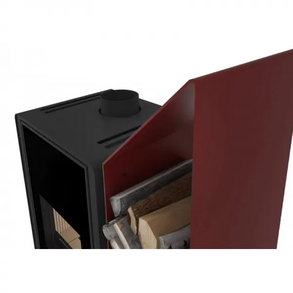 Krbová kamna FLAMINGO DELUXE KAMPA pravá, červená Flamingo HSF42-014