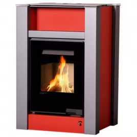 Krbová kamna AQUAFLAM VARIO LEND 11/7kW červená Flamingo HSF34-031