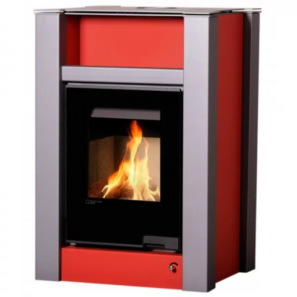 Krbová kamna AQUAFLAM VARIO LEND 11/7kW červená Flamingo HSF34-031
