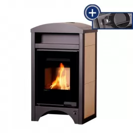 Krbová kamna AQUAFLAM VARIO BARMA 11/7kW dlažba Javor, elektronická regulace Flamingo HSF34-052