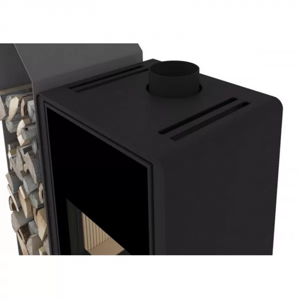 Krbová kamna FLAMINGO DELUXE KAMPA levá, šedá Flamingo HSF42-012