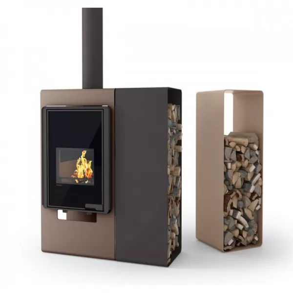 Stojan na dřevo FLAMINGO DELUXE 2, olivová (Singa) Flamingo HSF42-054