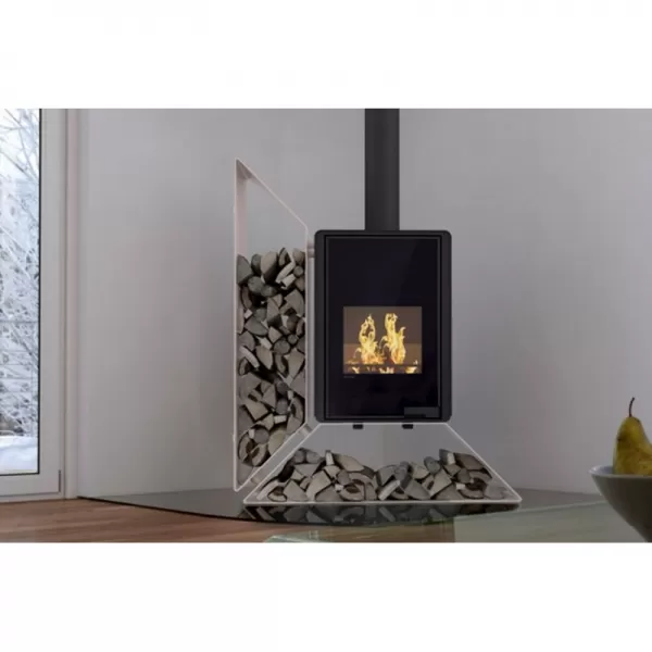 Krbová kamna FLAMINGO DELUXE KAMPA levá, krémová Flamingo HSF42-010