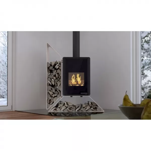 Krbová kamna FLAMINGO DELUXE KAMPA pravá, krémová Flamingo HSF42-016