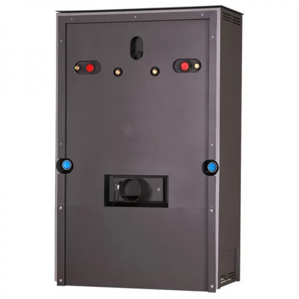 Krbová kamna AQUAFLAM 12 s výměníkem - hnědá - sametová, automatická regulace Flamingo HSF29-037