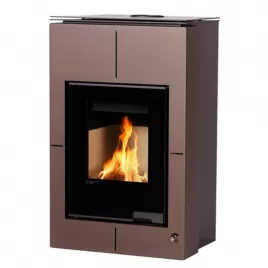 Krbová kamna AQUAFLAM VARIO SAPORO 11/7kw hnědá-sametová