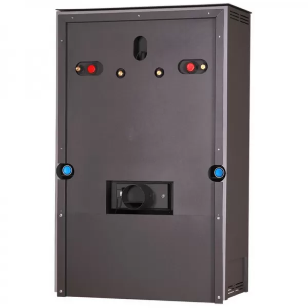 Krbová kamna AQUAFLAM 25 s výměníkem - hnědá - sametová, manuální regulace Flamingo HSF29-044