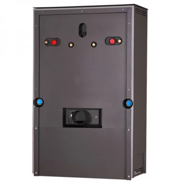 Krbová kamna AQUAFLAM 12 s výměníkem - krémová, základní regulace Flamingo HSF29-027