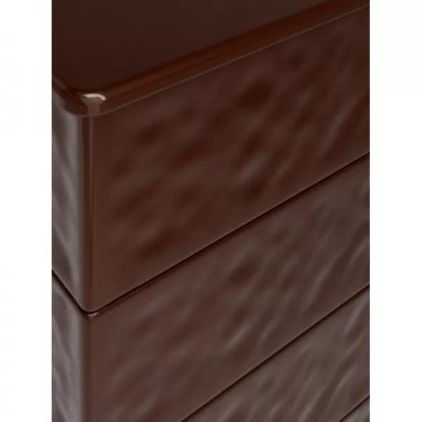 Kachlová kamna AQUAFLAM VARIO PERU 11/5kW, kachle hnědá, elektronická regulace Flamingo HSF34-122