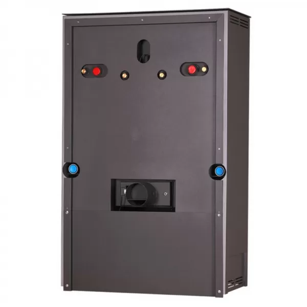 Krbová kamna AQUAFLAM 25 s výměníkem - šedá, základní regulace Flamingo HSF29-021