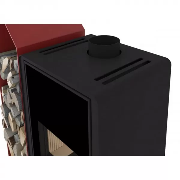 Krbová kamna FLAMINGO DELUXE KAMPA levá, červená Flamingo HSF42-008