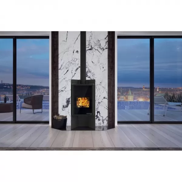 Krbová kamna FLAMINGO DELUXE PULAU, černá Flamingo HSF42-026