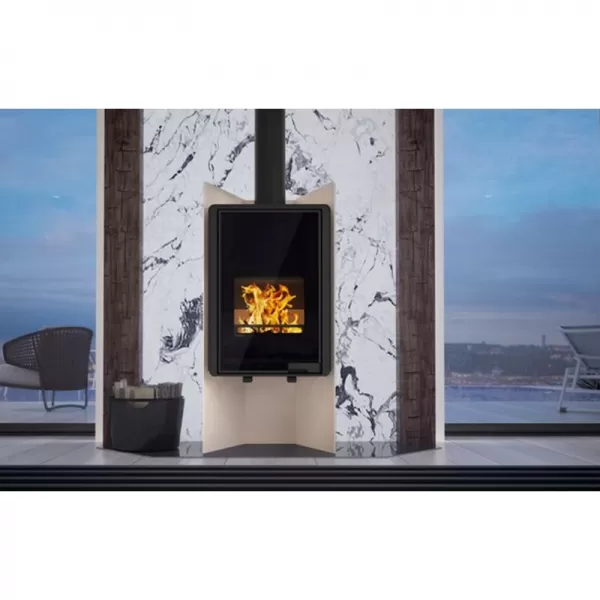 Krbová kamna FLAMINGO DELUXE PULAU, krémová Flamingo HSF42-029