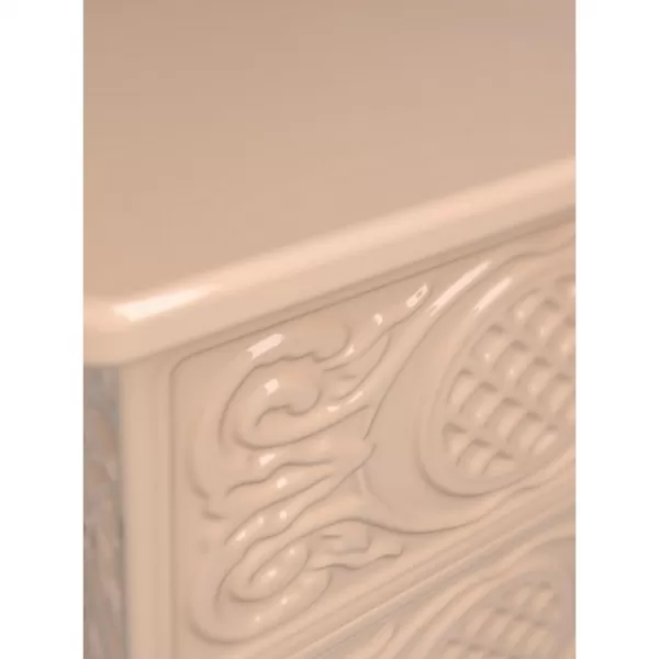 Kachlová kamna FLAMINGO BALI, kachle krémová Flamingo HSF44-004