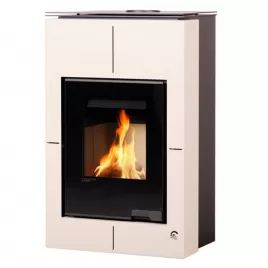 Krbová kamna AQUAFLAM VARIO SAPORO 11/5kW krémová Flamingo HSF34-040