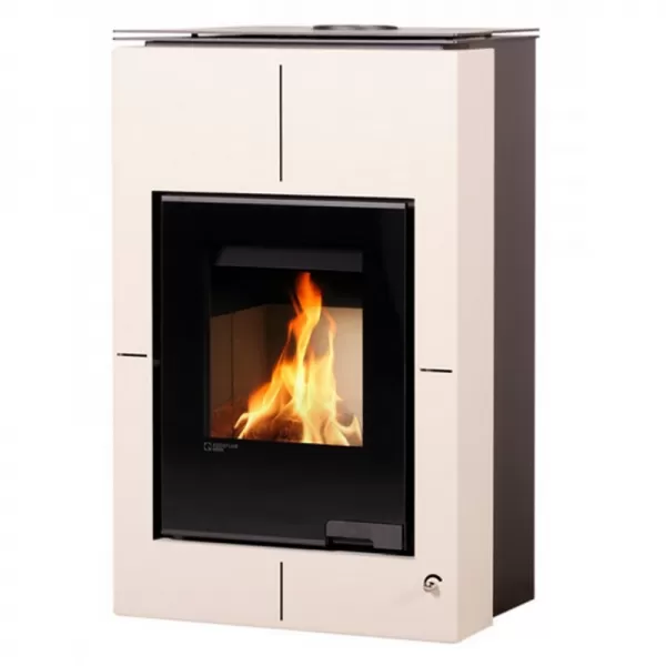 Krbová kamna AQUAFLAM VARIO SAPORO 11/5kW krémová Flamingo HSF34-040