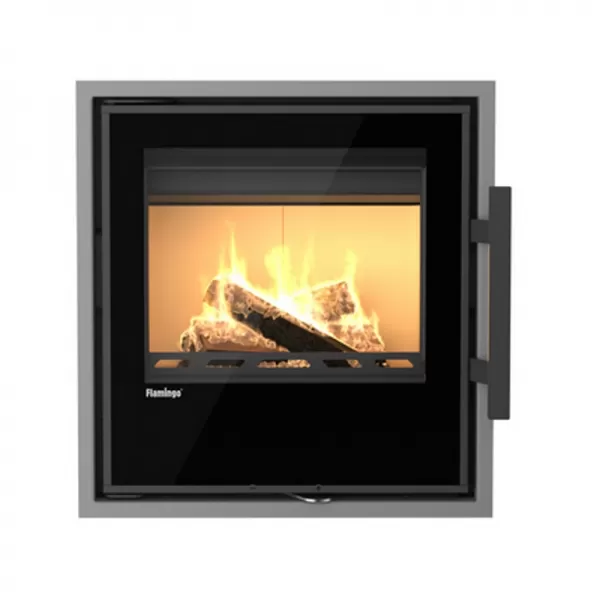 Krycí rámeček krbové vložky FLAMINGO S5, 20 mm, šedý Flamingo HSF45-089