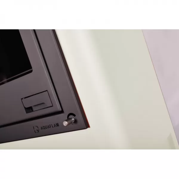 Krbová kamna AQUAFLAM 12 s výměníkem - krémová, základní regulace Flamingo HSF29-027