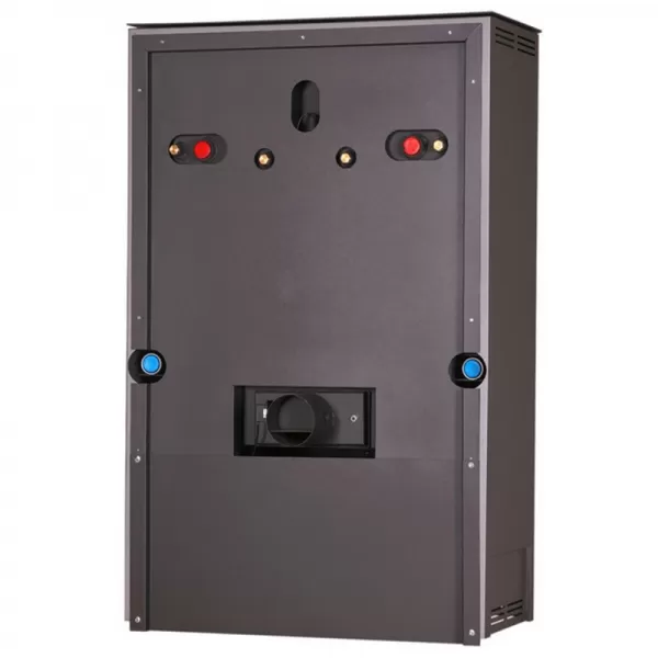 Krbová kamna AQUAFLAM 7 s výměníkem - krémová, manuální regulace Flamingo HSF29-035