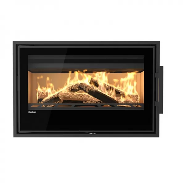 Krycí rámeček krbové vložky FLAMINGO X15, 20 mm, černý Flamingo HSF45-099