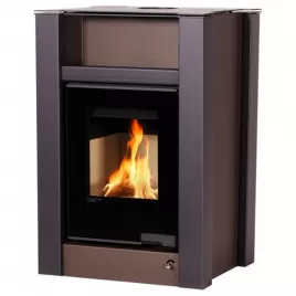 Krbová kamna AQUAFLAM VARIO LEND 11/5kW hnědá - sametová Flamingo HSF34-026