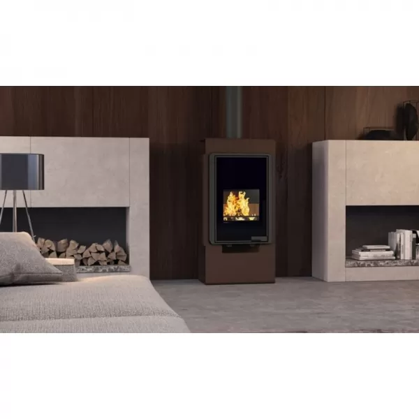 Krbová kamna FLAMINGO DELUXE SINGA, hnědá - sametová Flamingo HSF42-040