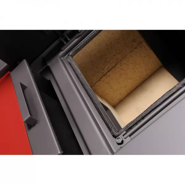 Krbová kamna AQUAFLAM VARIO BARMA 11/5kW dlažba Ořech, elektronická regulace Flamingo HSF34-050