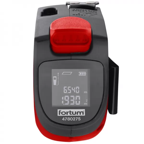 Laserový metr 40m s 5m svinovacím metrem Fortum 4780275