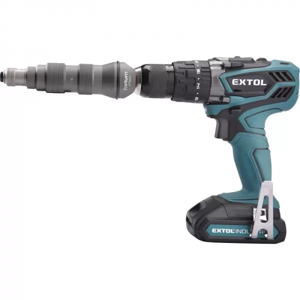 Nýtovací nástavec na vrtačku, pro trhací nýty 2,4-4,8mm, CrMo FORTUM 4770651