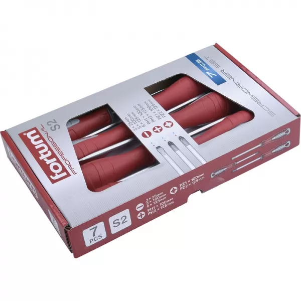 Sada šroubováků S2 7ks FORTUM 4740930