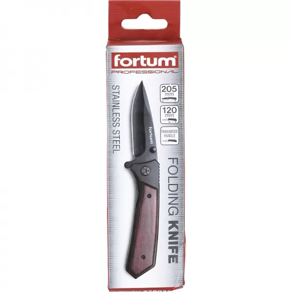 Nůž zavírací nerez INOX 205/120mm FORTUM 4780301