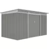 Zahradní domek G21 GRAH 700 - 340 x 206 cm, metalický šedý 63900993