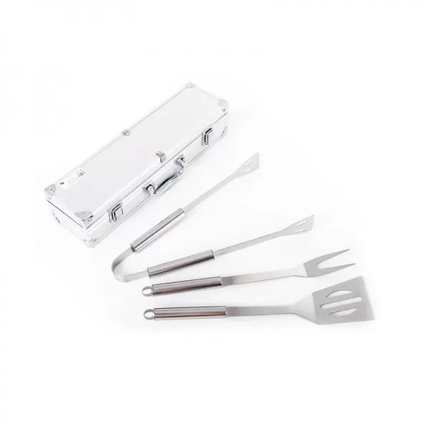 Grilovací nářadí sada 3 ks, hliníkový kufr G21 635391