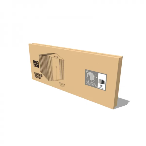 Zahradní domek G21 GAH 529 - 277 x 191 cm, béžovo šedý