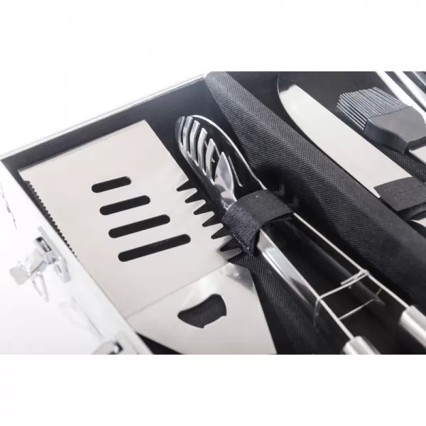 Grilovací nářadí sada 5 ks, hliníkový kufr G21 635392