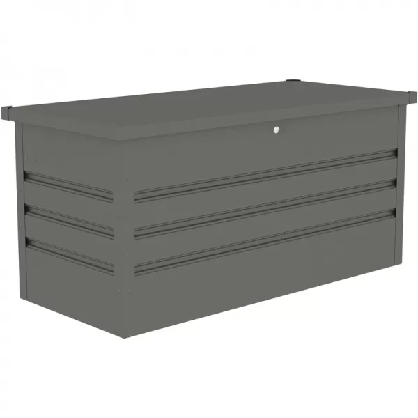 Zahradní box G21 Denver 400 L, metalický šedý plechový 63900851