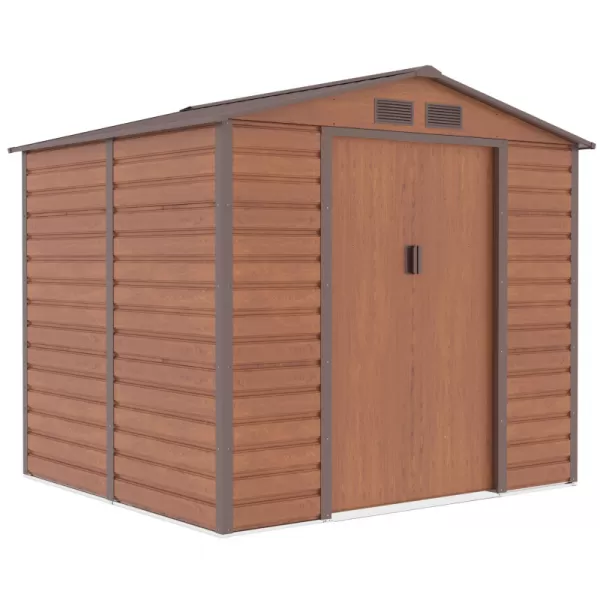 Zahradní domek G21 GAH 407 - 213 x 191 cm, hnědý