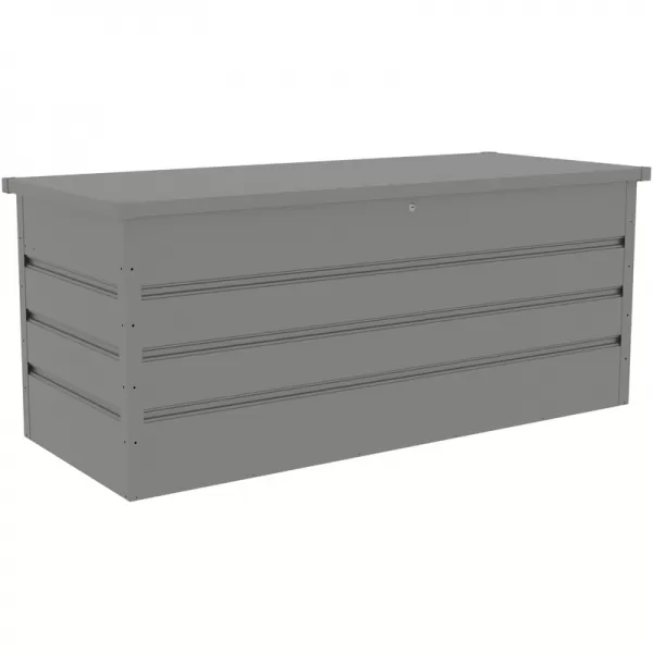 Zahradní box G21 Denver 770 L, metalický šedý plechový 63900853