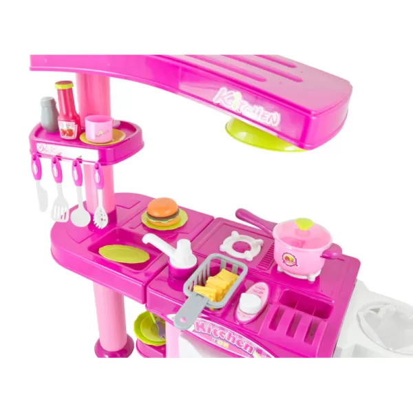 Hračka G21 Dětská kuchyňka velká s příslušenstvím růžová