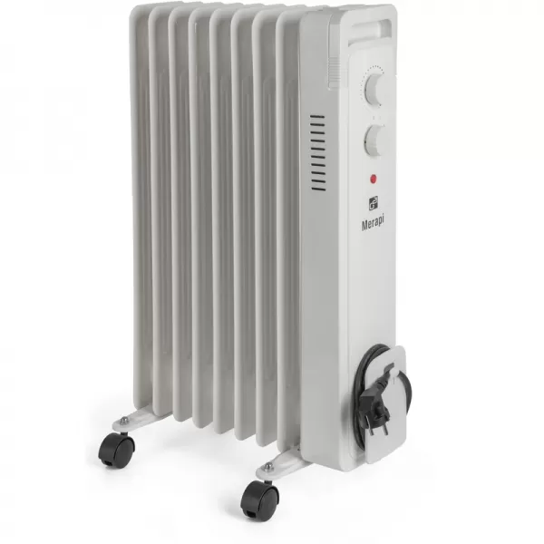 Olejový radiátor G21 Merapi bílý, 9 žeber, 2000 W 777061