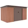 Zahradní domek G21 GRAH 700 - 340 x 206 cm, hnědý 6390094