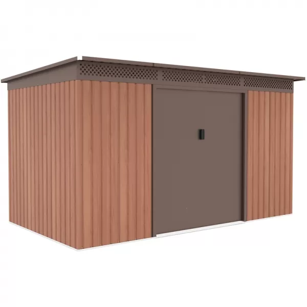 Zahradní domek G21 GRAH 700 - 340 x 206 cm, hnědý 6390094