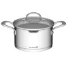 Sada nádobí G21 Gourmet Miracle s cedníkem, 9 dílů, nerez/greblon