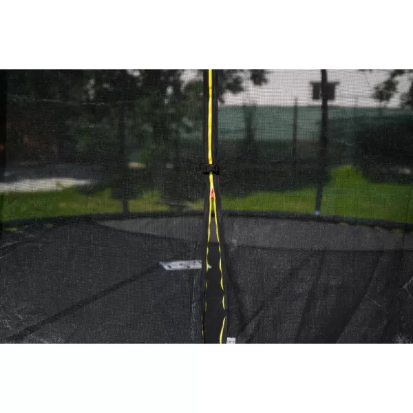 Trampolína G21 SpaceJump 430 cm, černá, s ochrannou sítí + schůdky zdarma