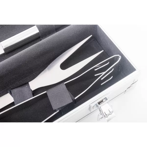 Grilovací nářadí sada 3 ks, hliníkový kufr G21 635391