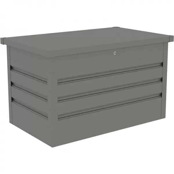 Zahradní box G21 Denver 280 L, metalický šedý plechový 63900850