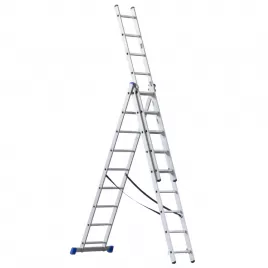 Žebřík G21 třídílný 5,9m, 3x9 příček